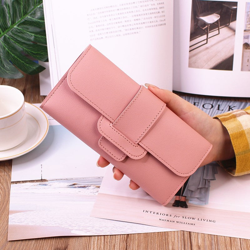 Women's Long Wallet Tri-fold Clutch Large Capacity Fashionpy