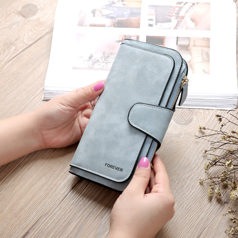 Matte PU leather multi-function wallet Fashionpy