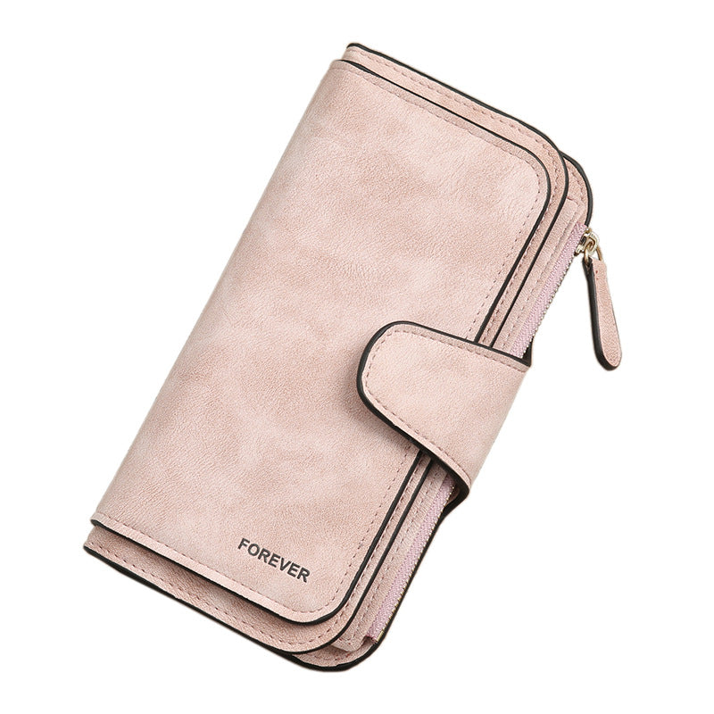 Matte PU leather multi-function wallet Fashionpy