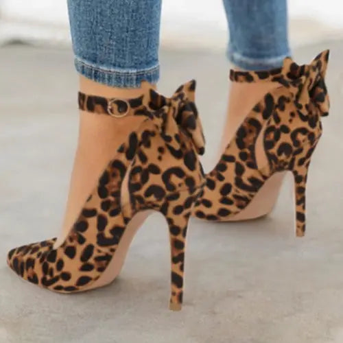 Bow High Heels – Pointed Toe Super High Heel Fashion Sandals for Women Fashionpy