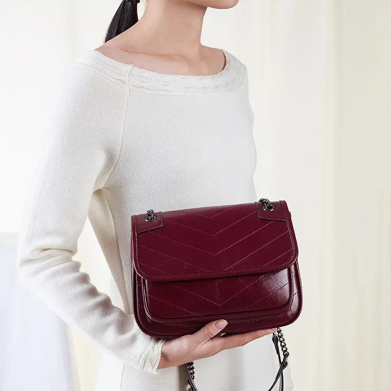 Bag Women Bag Cowhide Shoulder Bag Women Fashionpy