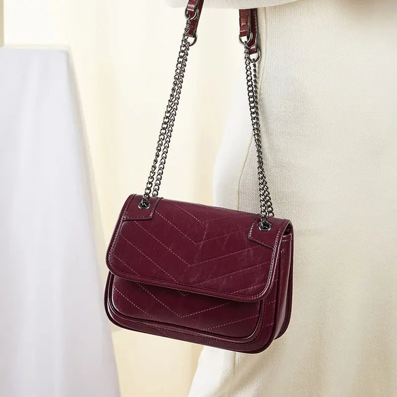 Bag Women Bag Cowhide Shoulder Bag Women Fashionpy