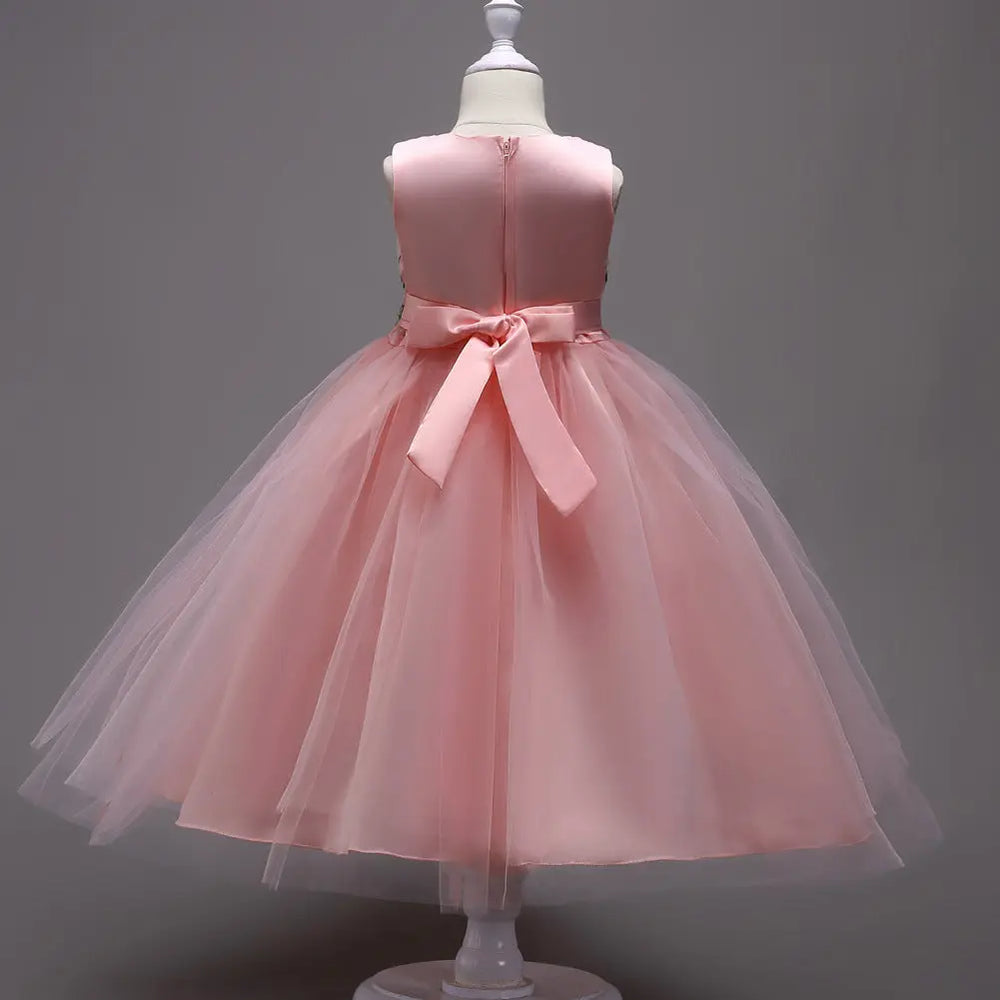 4-15 years embroidered Kids Dress Fashionpy
