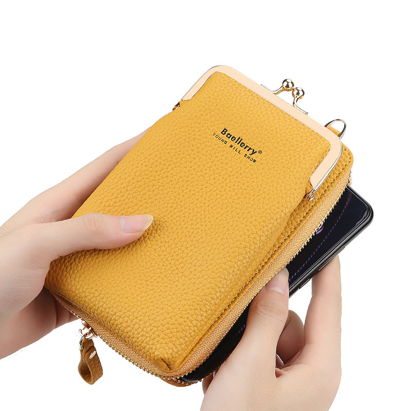 Fashion Mobile Phone Shoulder Bags With Lock Women Messenger Bag Wallet Fashionpy