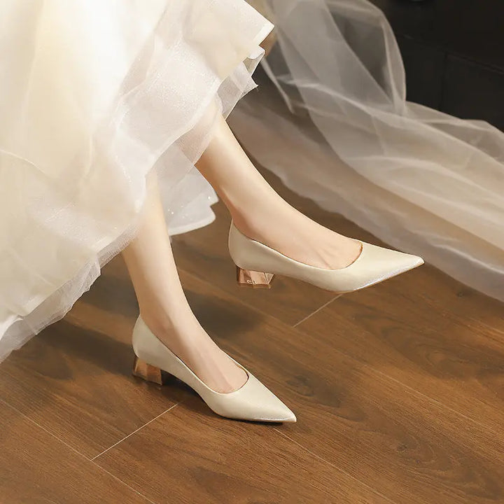 Apricot New Arrival Banquet Bridal Shoes Fashionpy