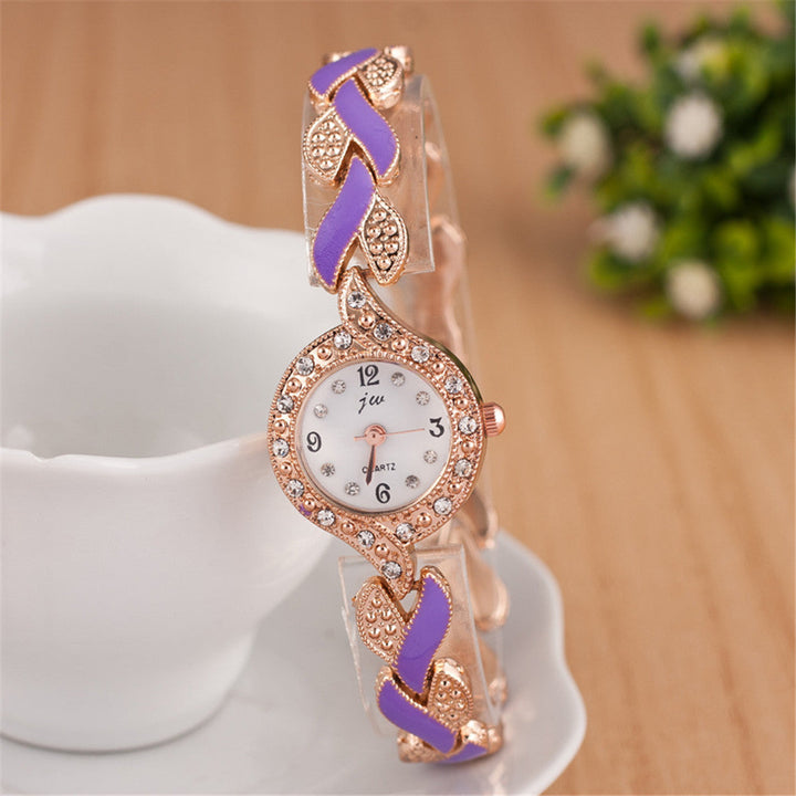 Leaf bracelet quartz wrist watch Fashionpy