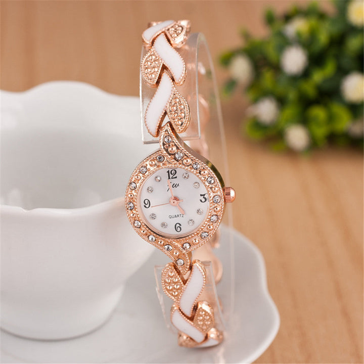 Leaf bracelet quartz wrist watch Fashionpy