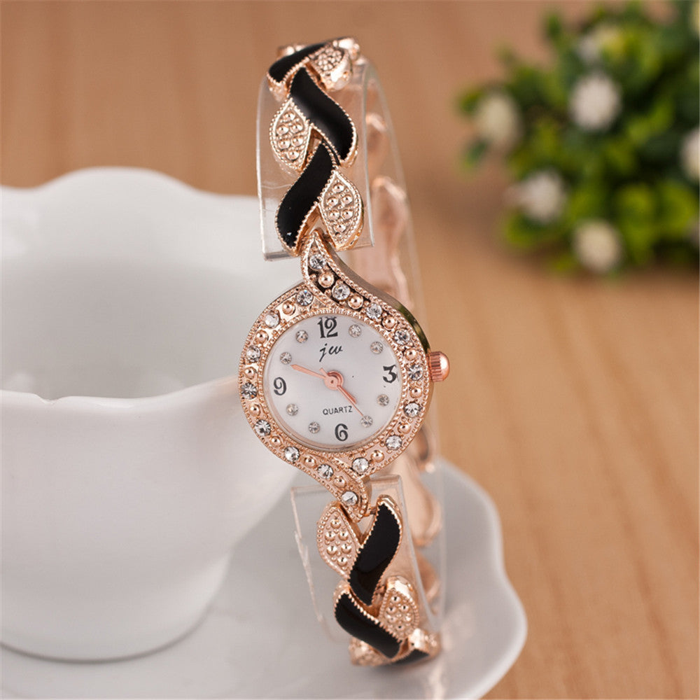 Leaf bracelet quartz wrist watch Fashionpy